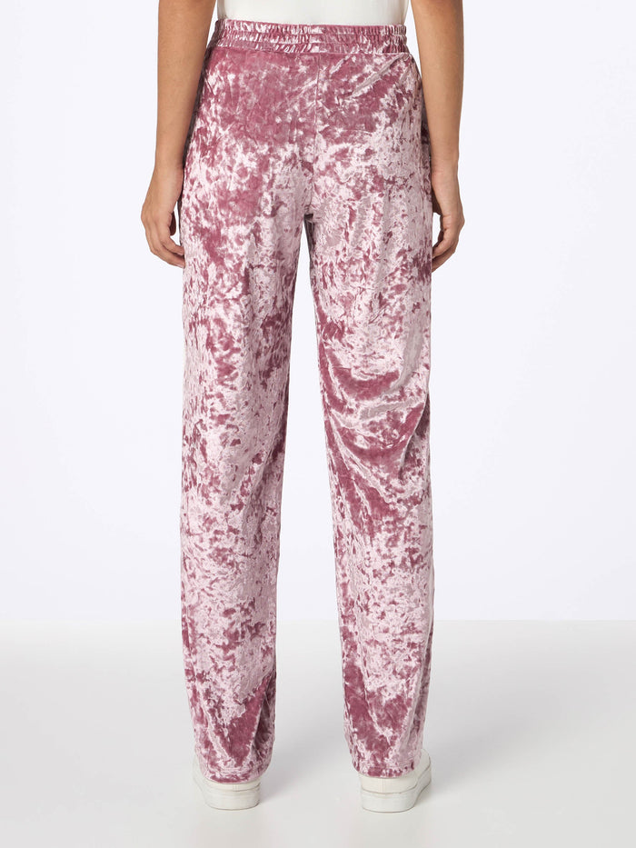 Yvonne Pink Chenille Jogger Pants