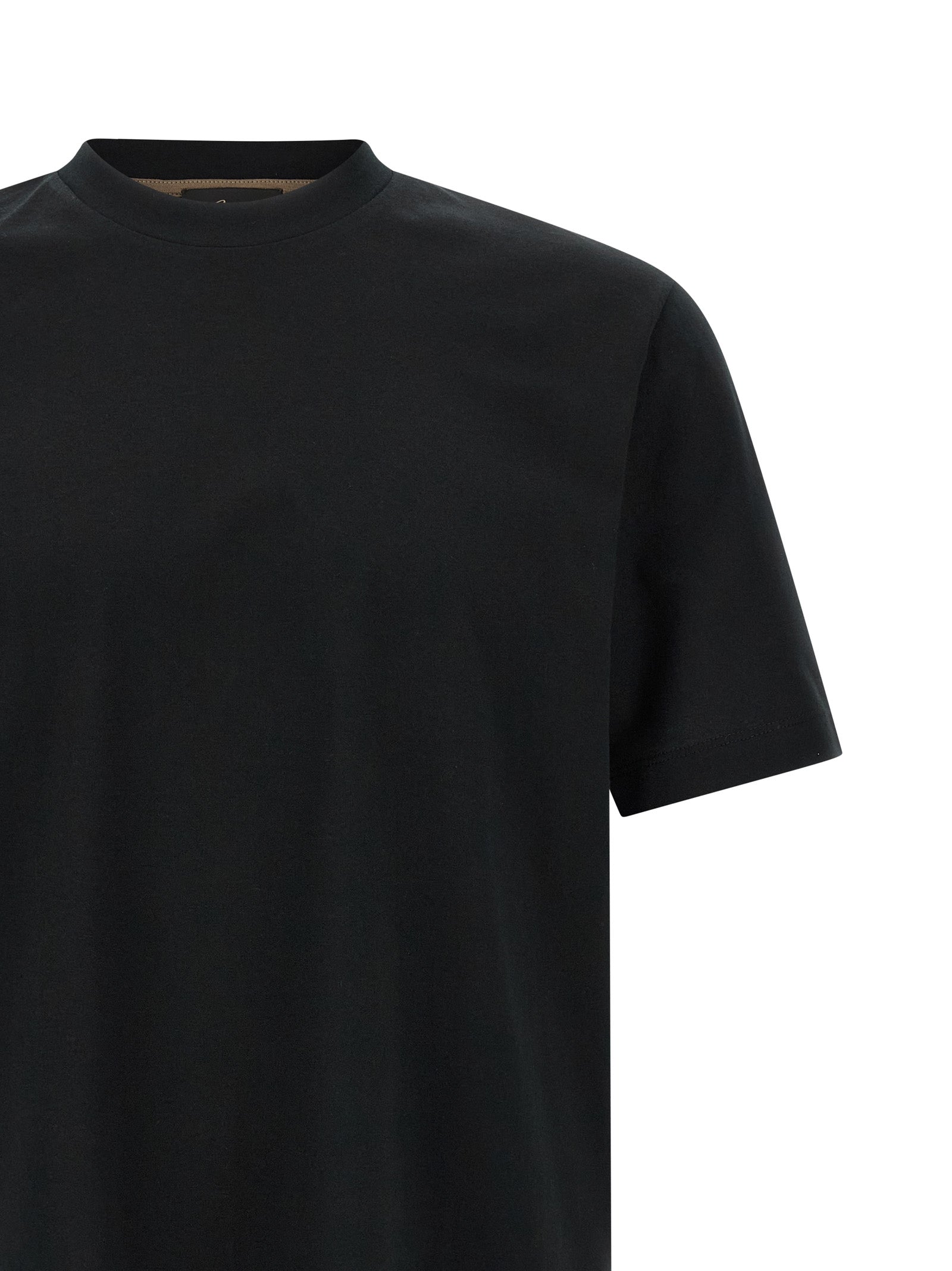 Carbonated cotton t-shirt Black