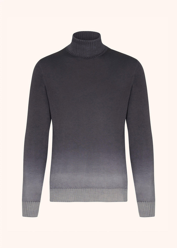 JERSEY HIGH NECK CASHMERE Grey Knitwear
