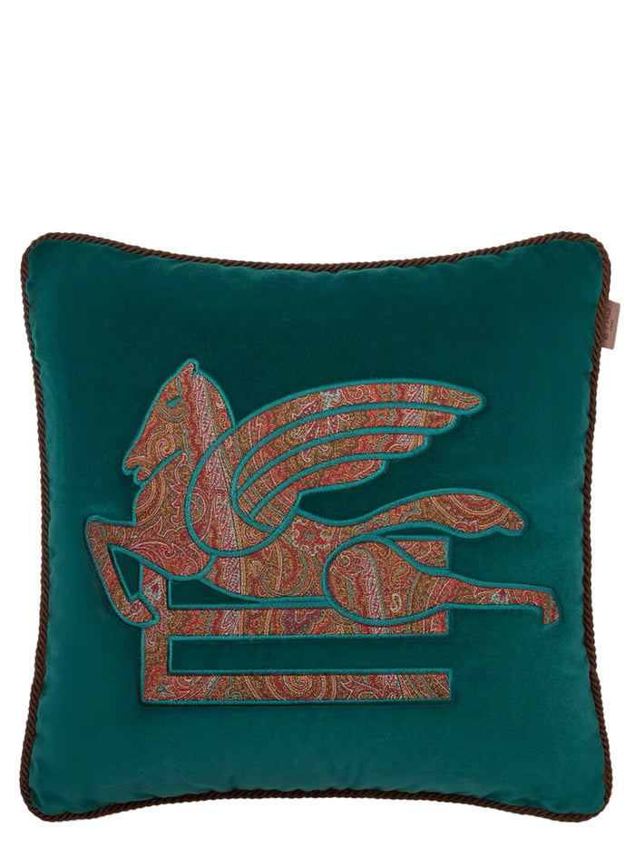 Pegaso cushion Green Cotton Cushions