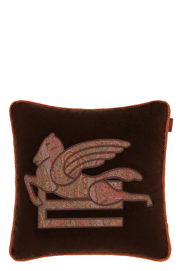 Pegaso cushion Brown Cotton Cushions