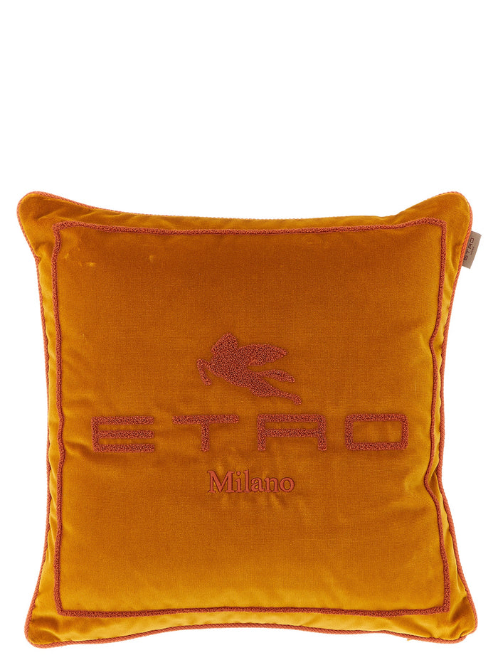 Spunga logo cushion Orange Cotton Cushions