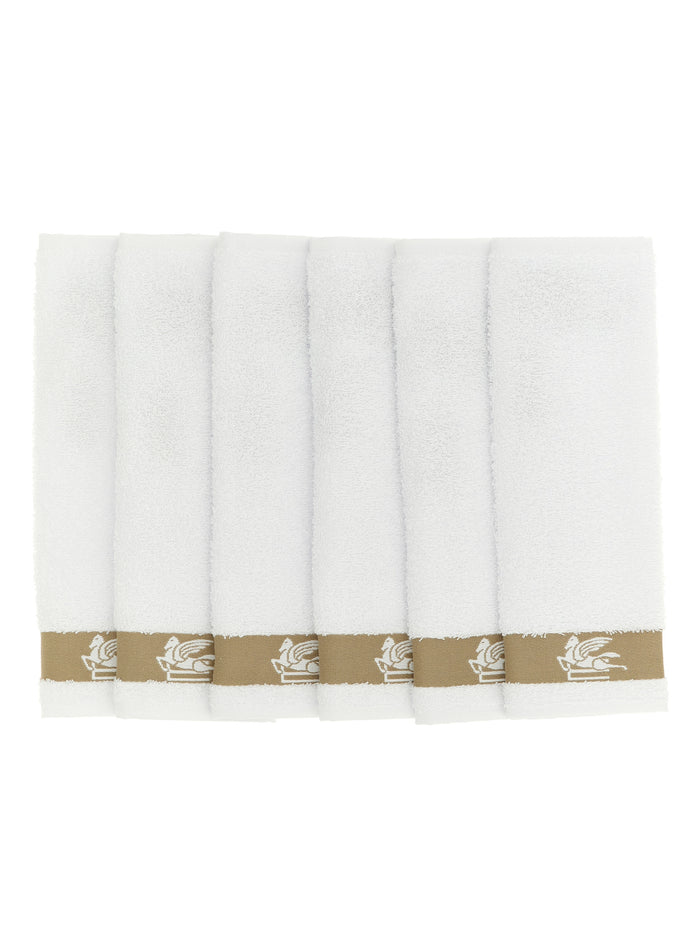 Dafne 6 washes set White Cotton Towels