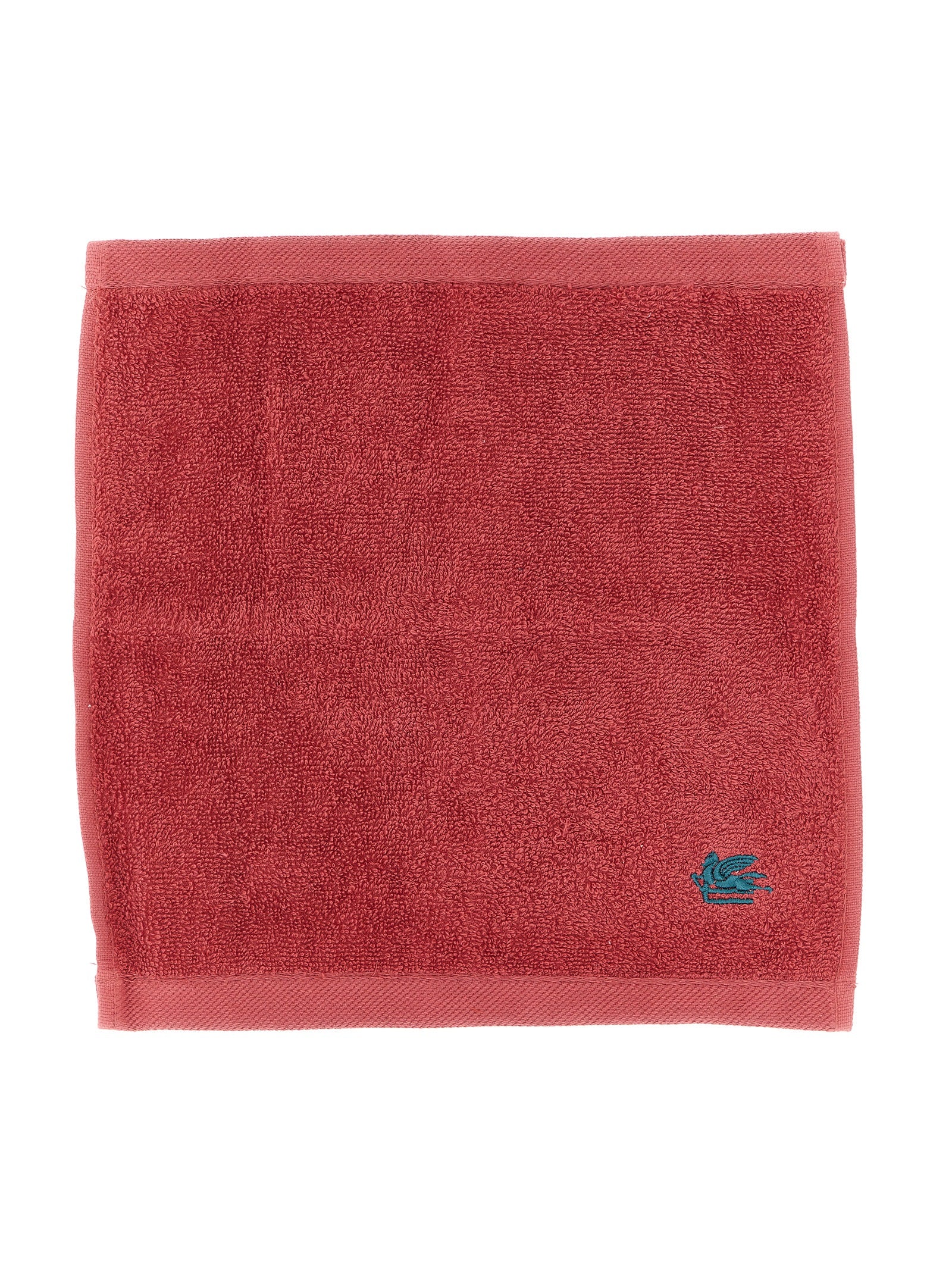 Set of 4 washbasins + Giano basket Red Cotton Towels