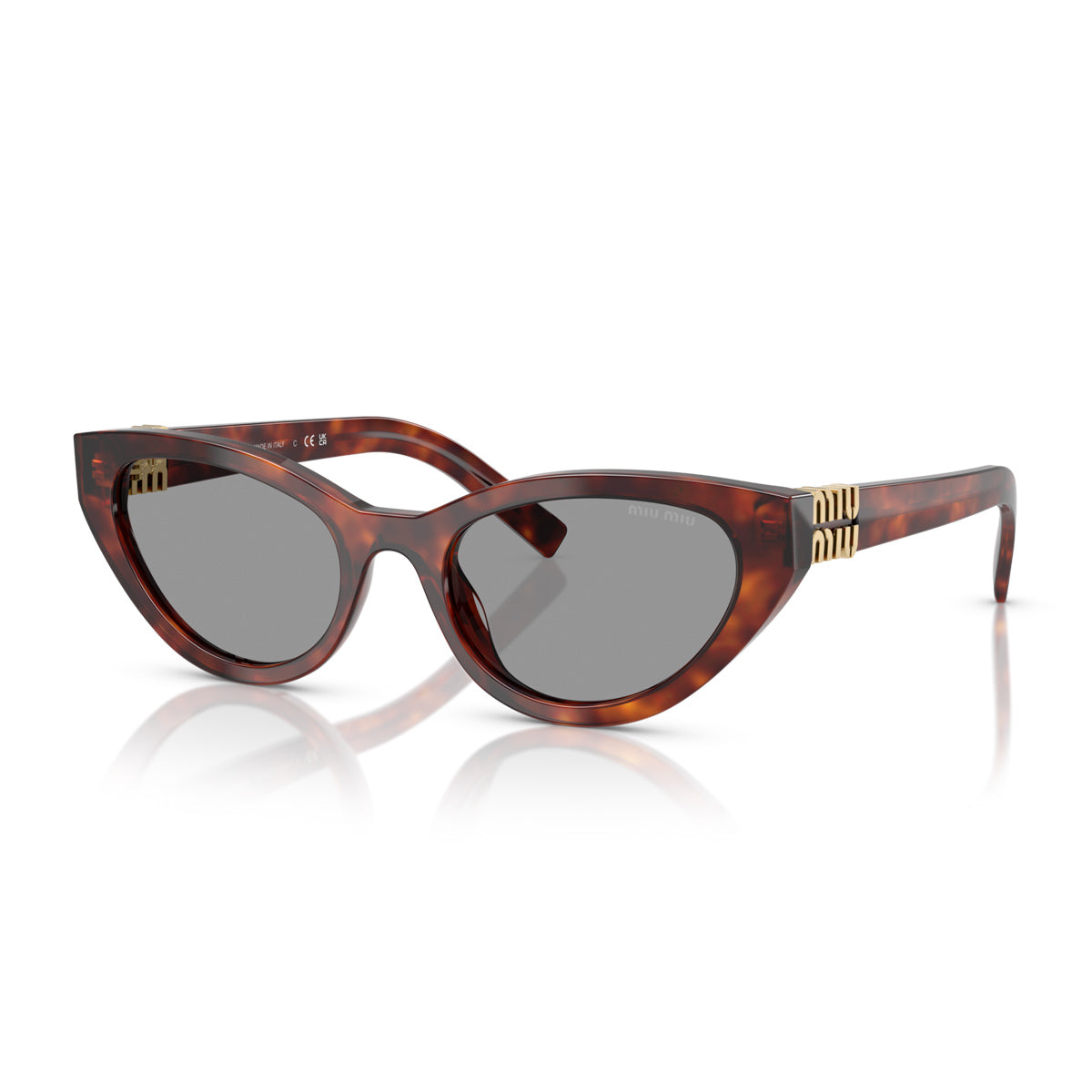 Miu 0MU A04S 21C40O Havana Mahogany Marrone Acetate Occhiali Da Sole