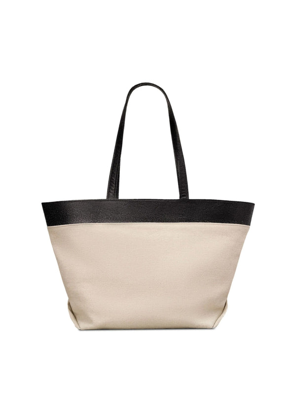 AMI Paris Textile tote bag in beige