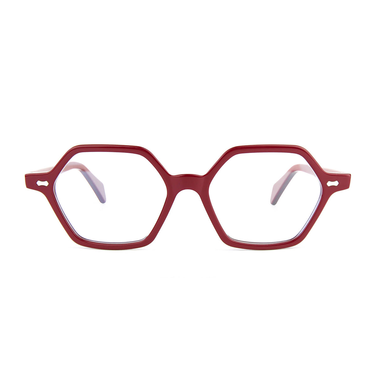 Dandys Faggio RO28 Rosso Acetate Occhiali Da Vista