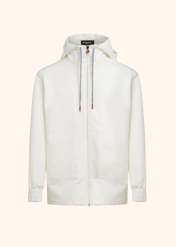 UMBI - SWEATSHIRT HOODED COTTON White Elastane Shirt