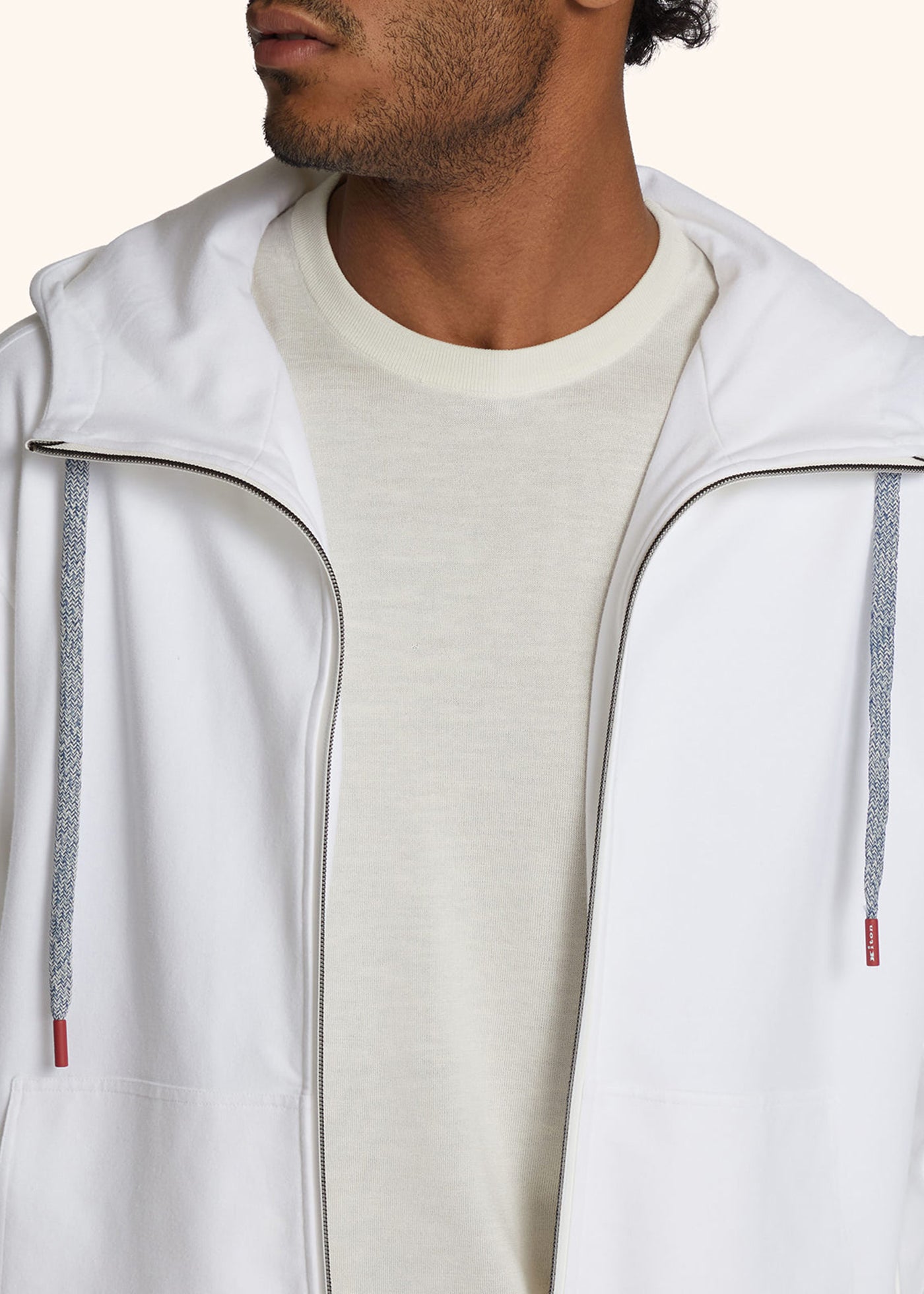 UMBI - SWEATSHIRT HOODED COTTON White Elastane Shirt