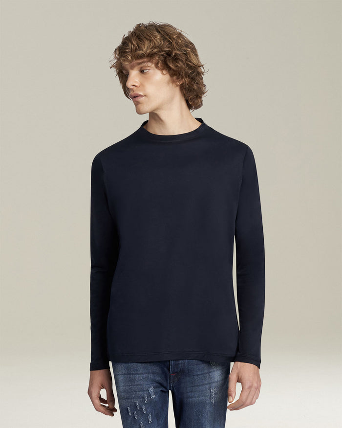 MAURO - T-SHIRT COTTON Blue Polo/t