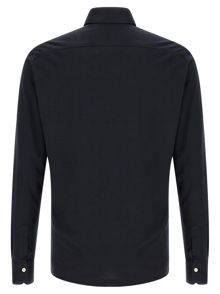Positano Polo Shirt Blue Cotton