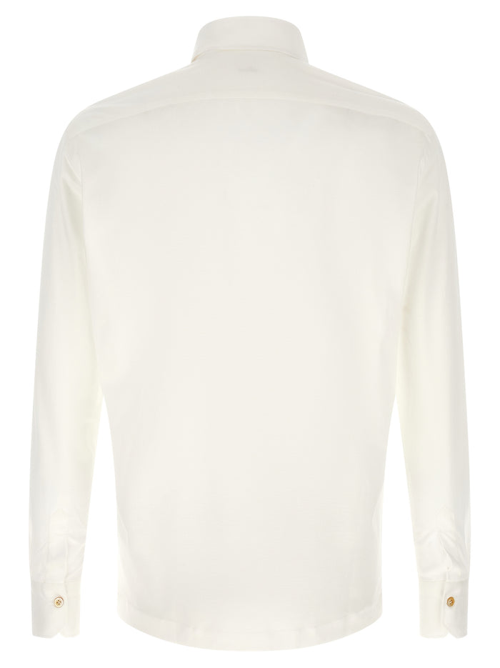 Positano Polo Shirt White Cotton