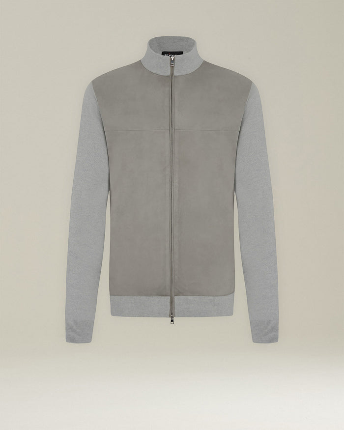 BLOUSON CASHMERE Light Grey Outerwear