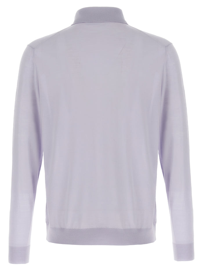 Ciro polo shirt Light Blue Wool