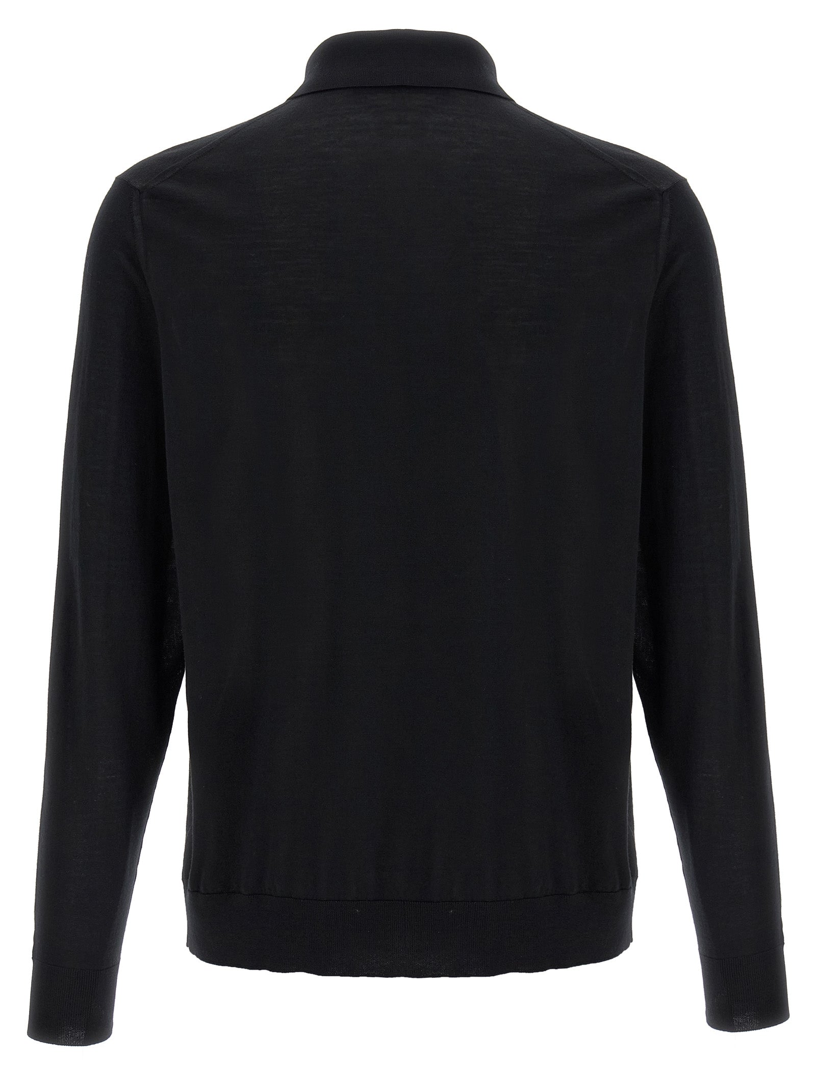 Ciro polo shirt Black Wool
