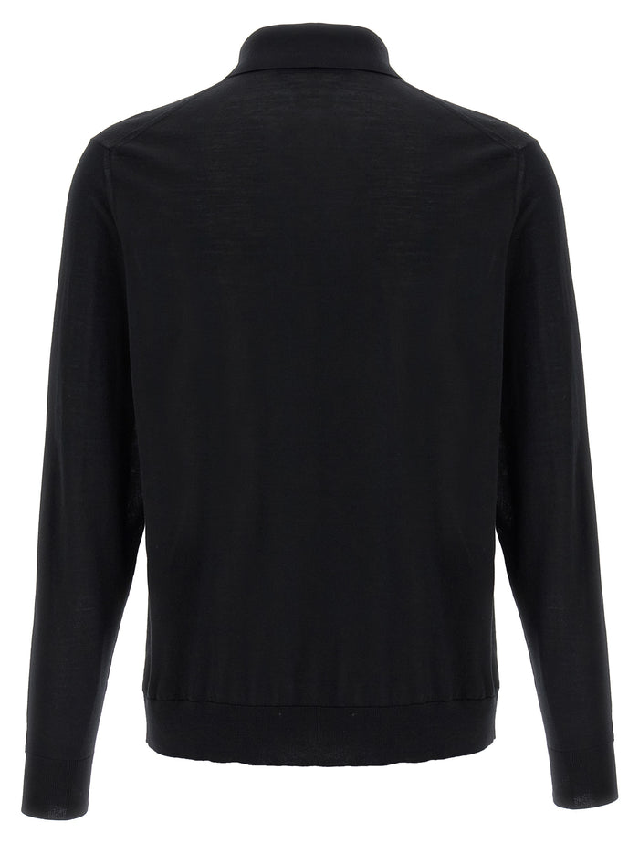 Ciro polo shirt Black Wool