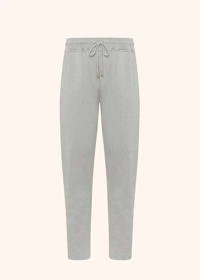 TROUSERS COTTON Pearl Grey