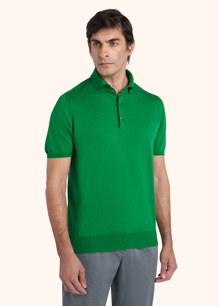 POLO SHIRT COTTON Grass Green Accessoires Bone Polo/t