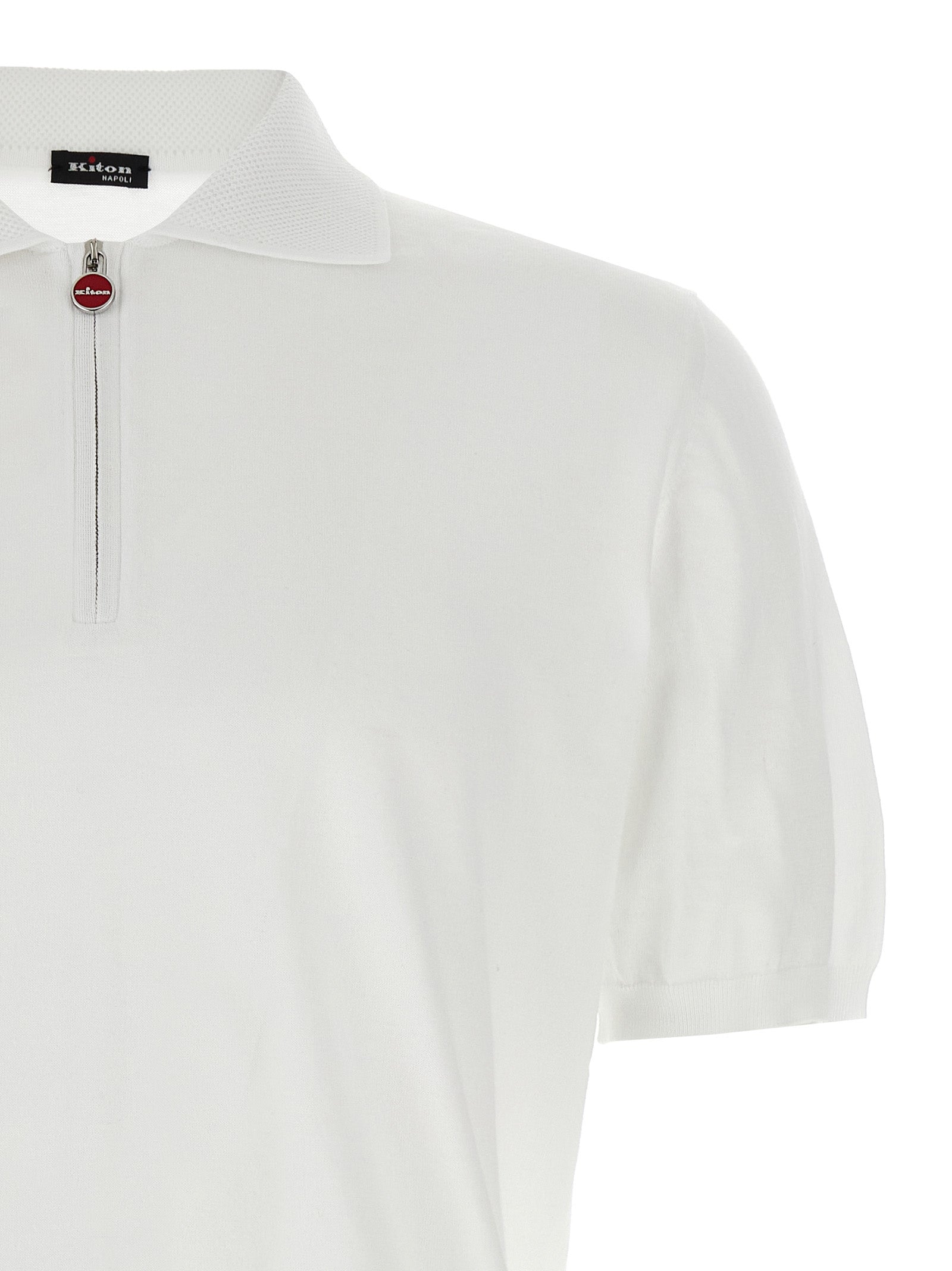 Honeycomb polo shirt White Cotton