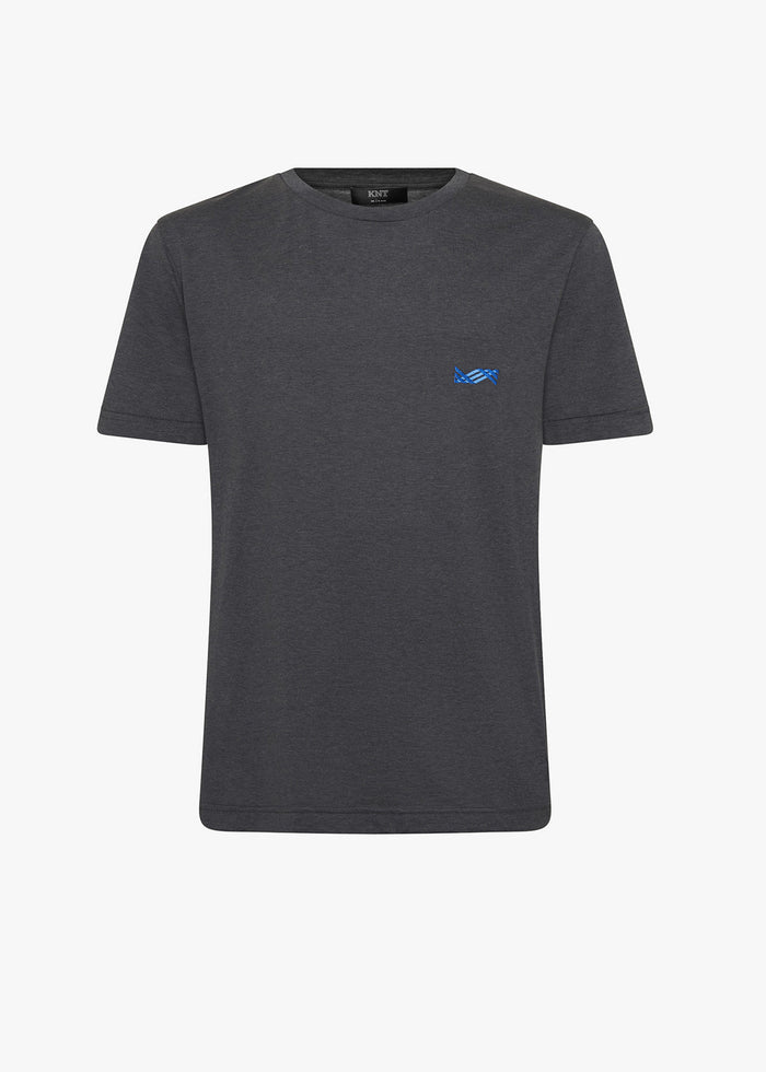 T-SHIRT COTTON Dark Grey Knitwear