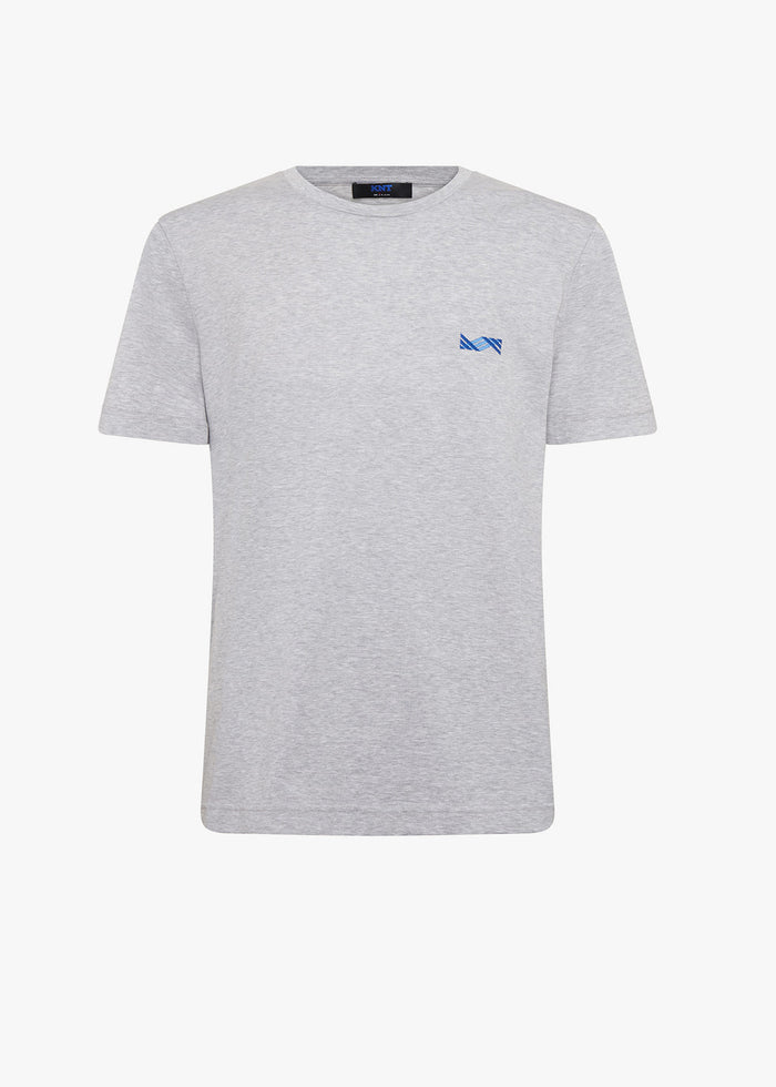 T-SHIRT COTTON Pearl Grey Knitwear