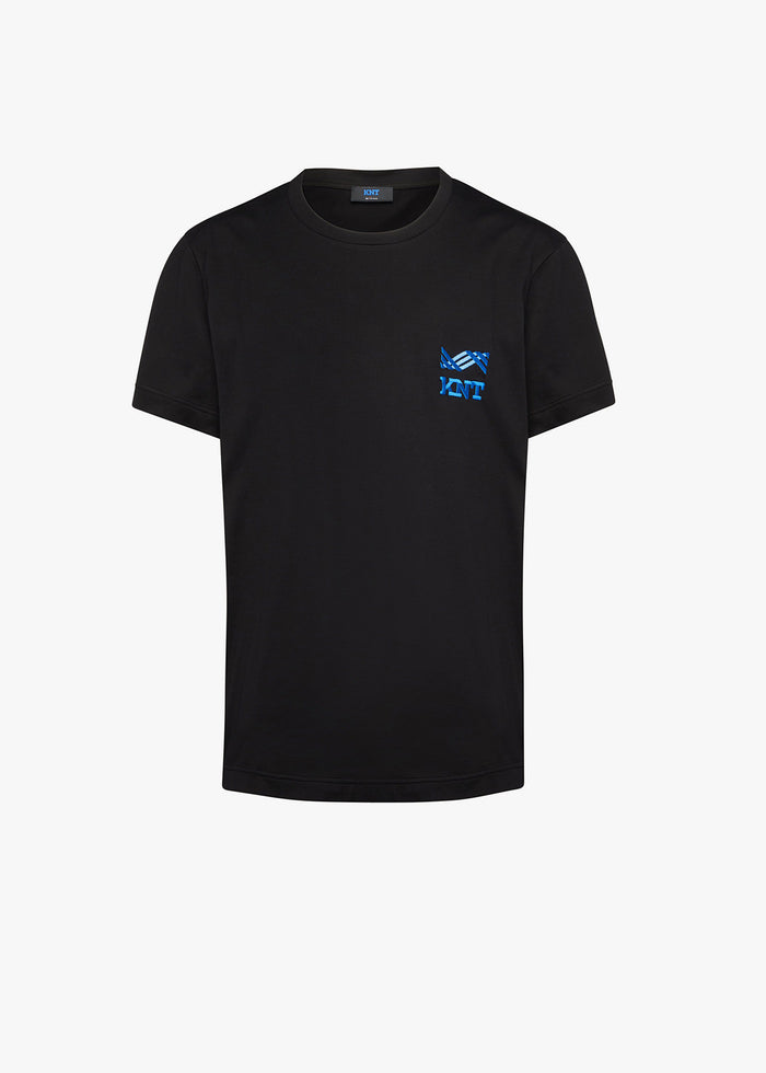T-SHIRT COTTON Black Knitwear