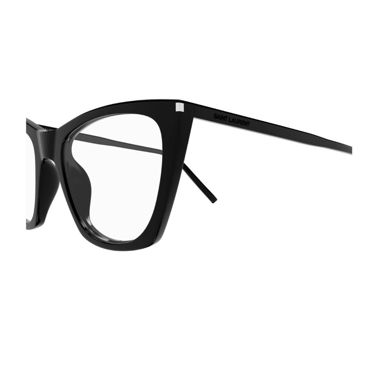 Saint Laurent SL 214 Kate Thin OPT Linea Corner Angle 001 Black Nero Acetate Occhiali Da Vista