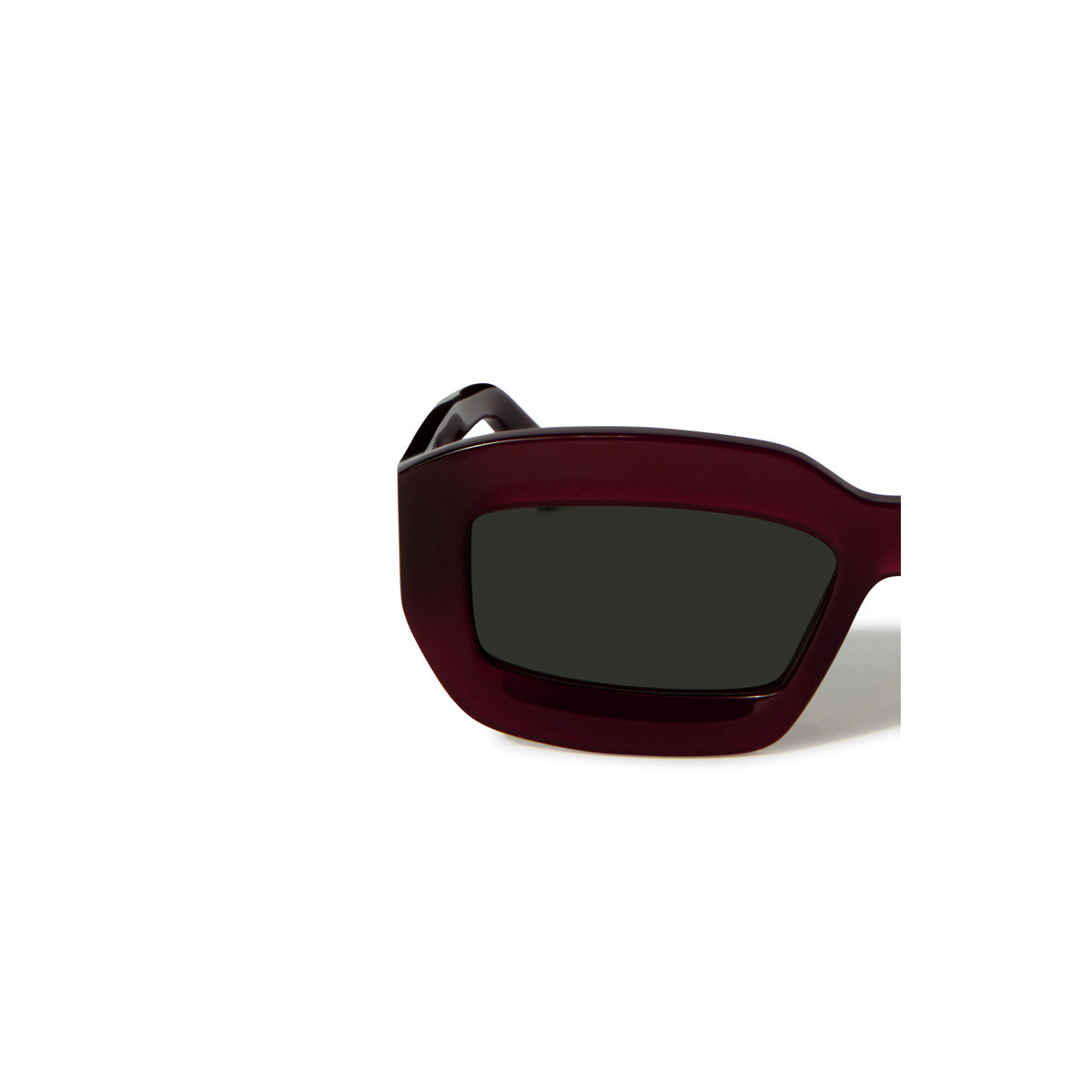 Off White OERI138 CHARLOTTE 2807 Burgundy Dark Grey Rosso 1005 Acetate Occhiali Da Sole