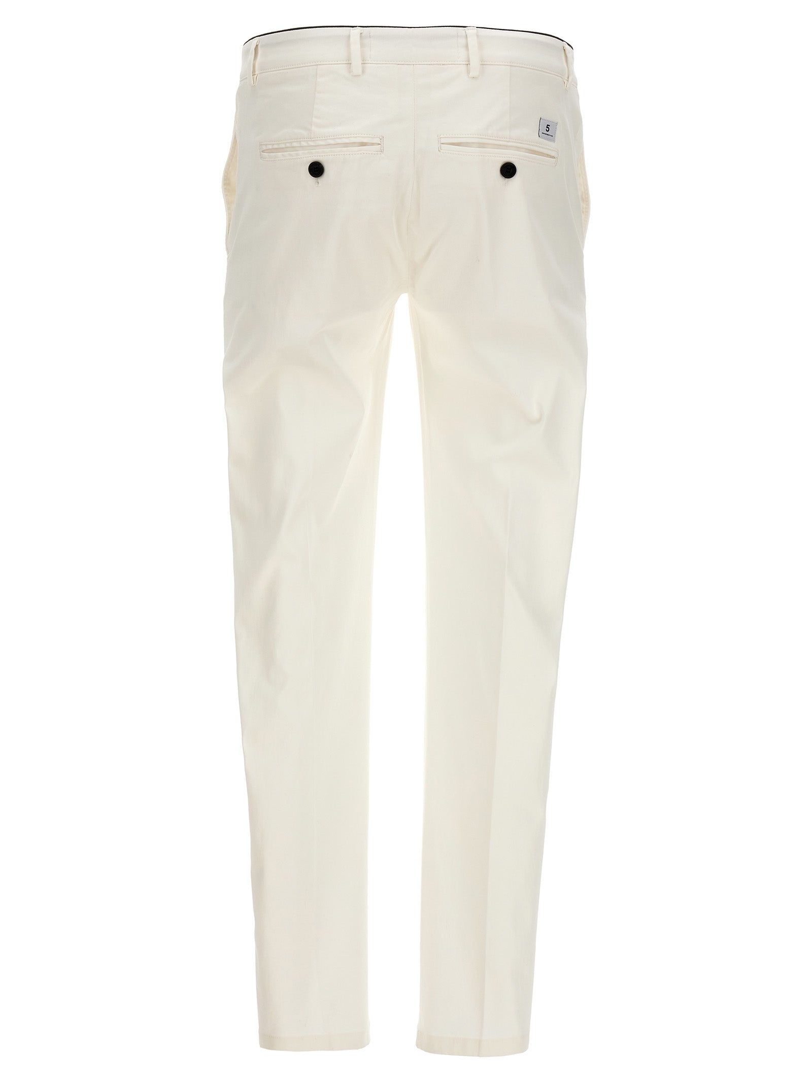 Mike pants White Cotton