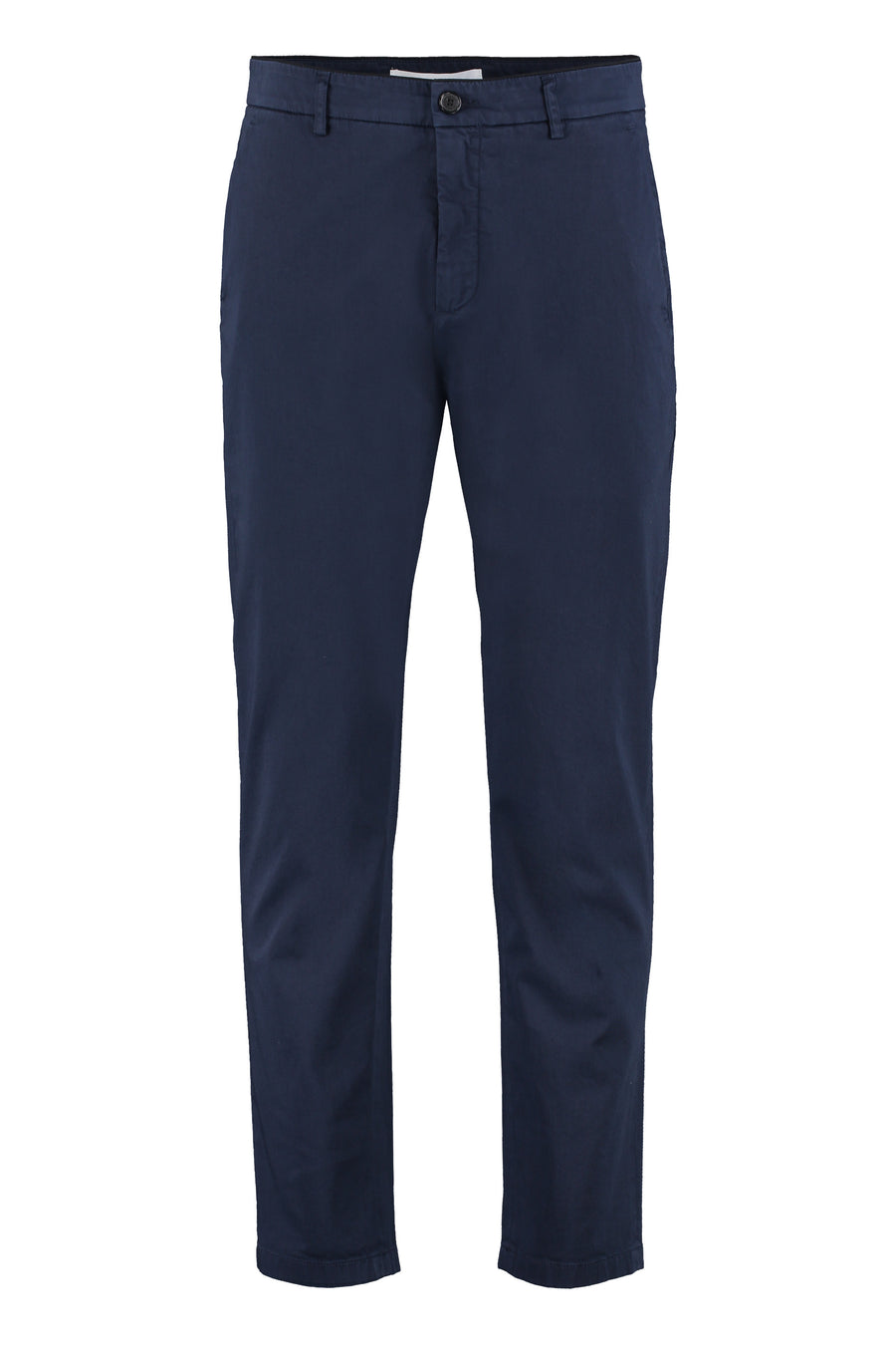 Prince Stretch Cotton Chino Trousers Blue Chinos