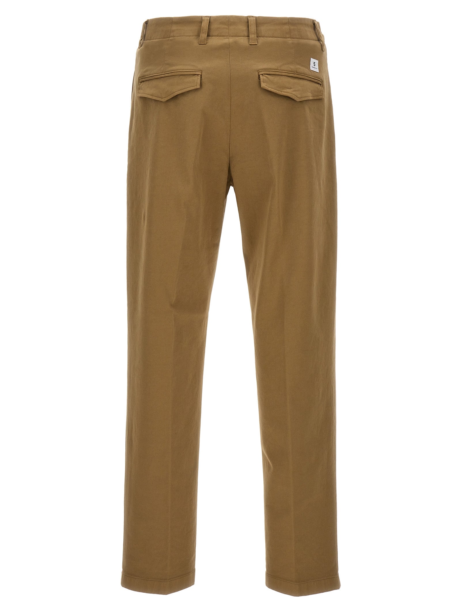 Off pants Beige Cotton Rubber