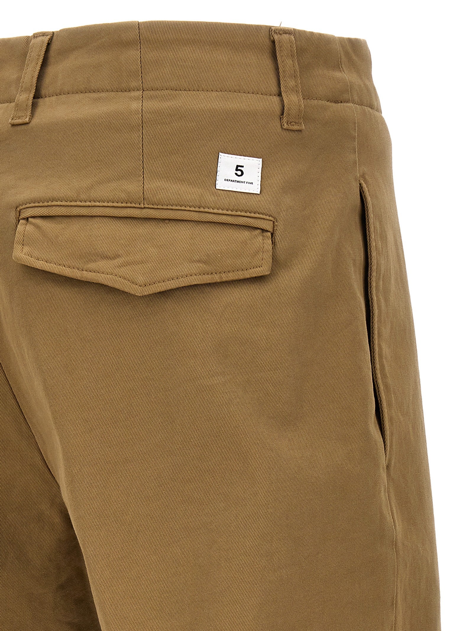 Off pants Beige Cotton Rubber