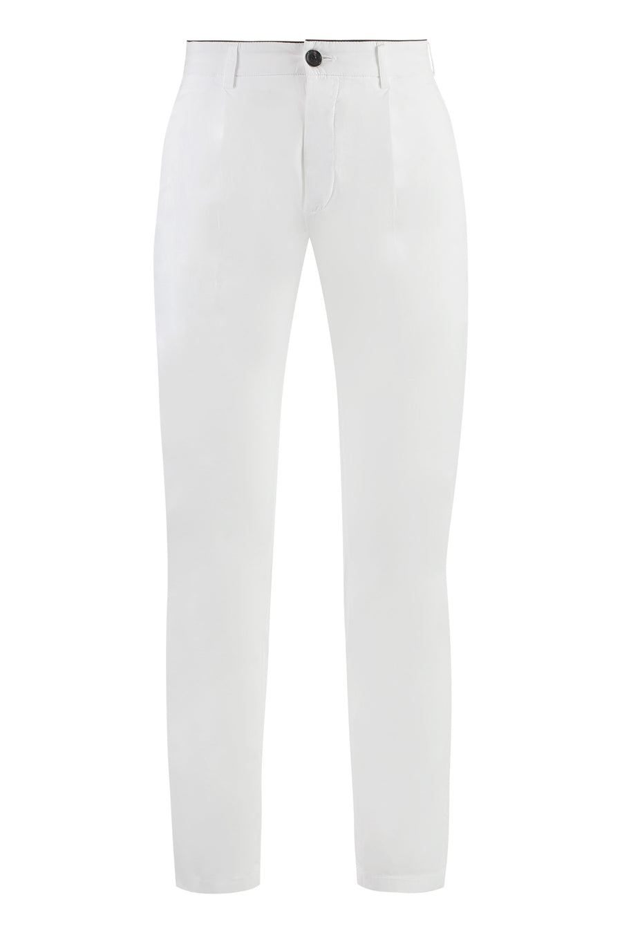 Chino Pants White Elastane Chinos