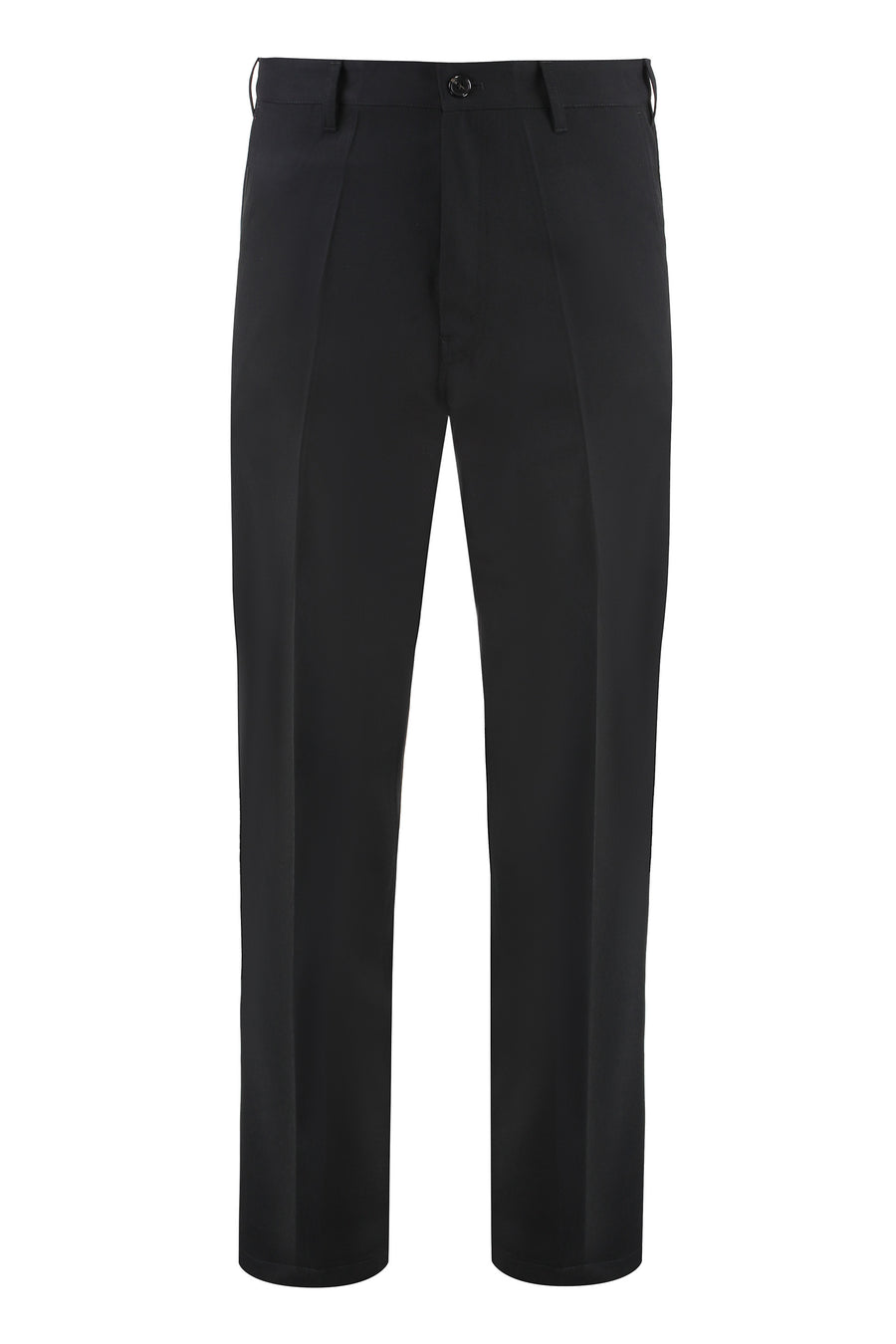 Virgin Wool Trousers Black Chinos