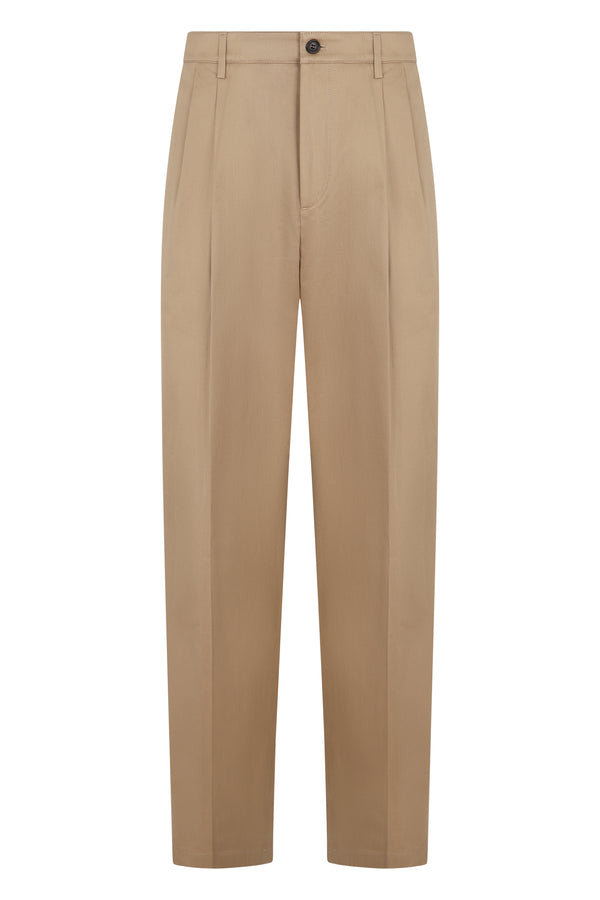 Chino Trousers Sand Cotton Chinos