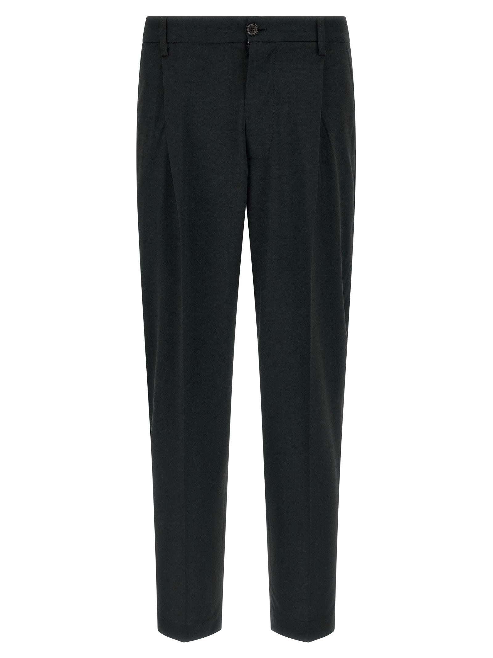 Gin pants Black Polyester Viscose Elastane
