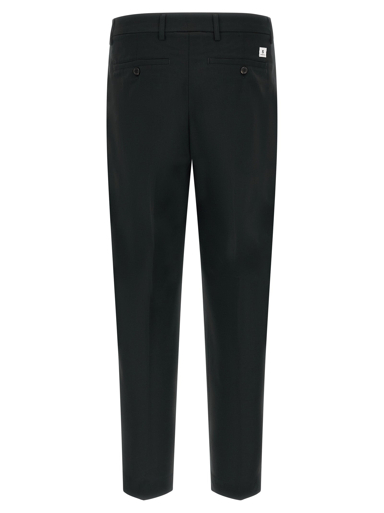 Gin pants Black Polyester Viscose Elastane