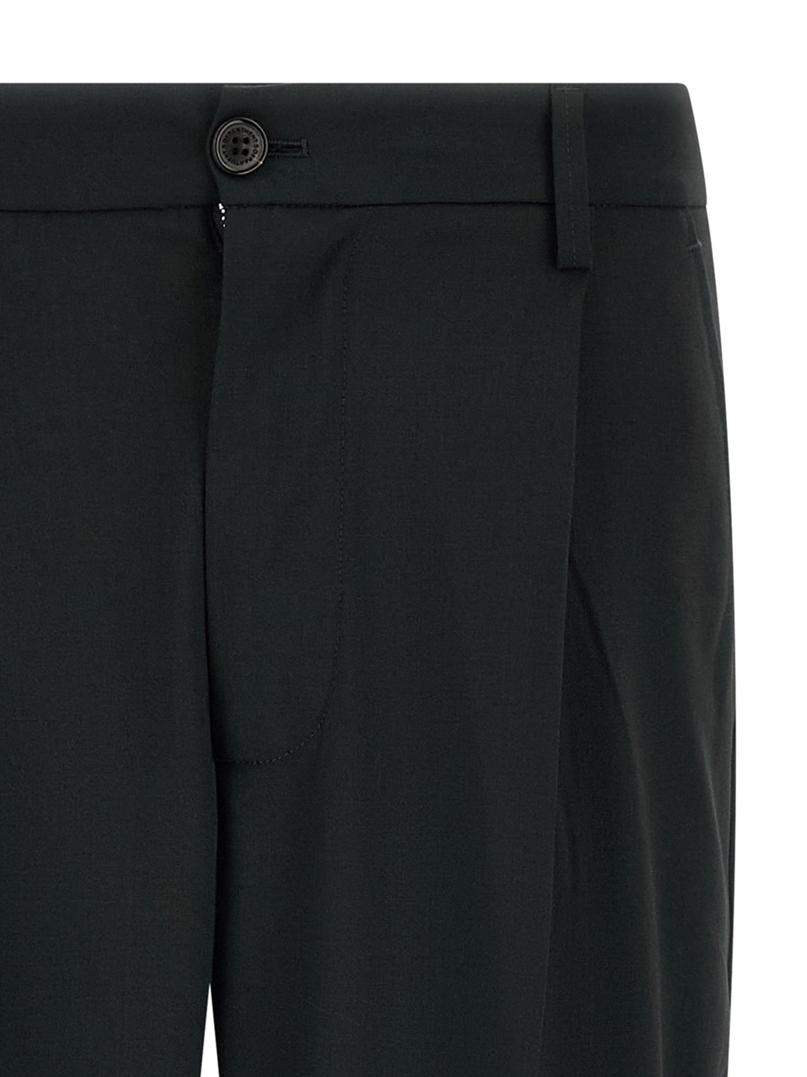 Gin pants Black Polyester Viscose Elastane