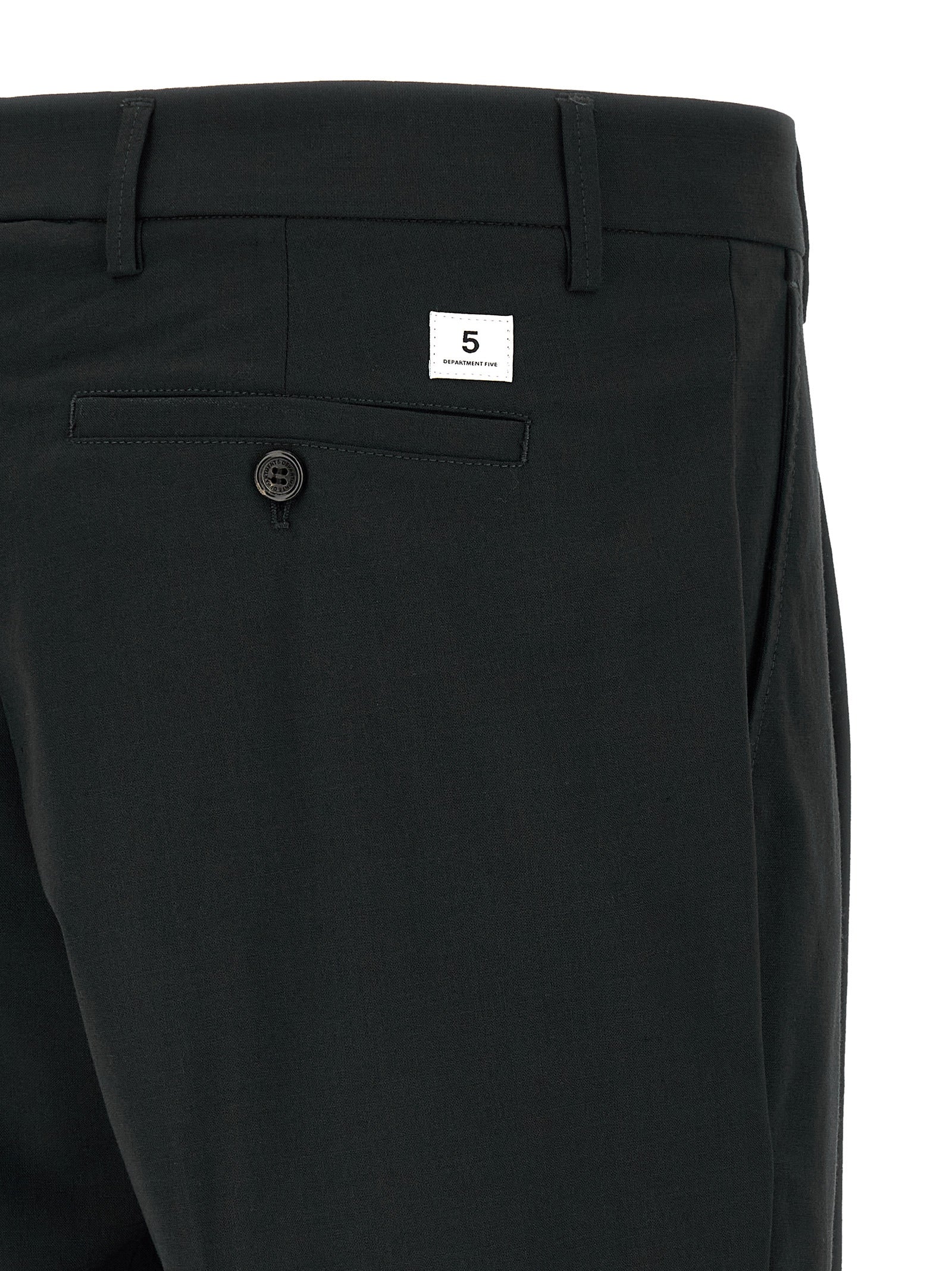 Gin pants Black Polyester Viscose Elastane