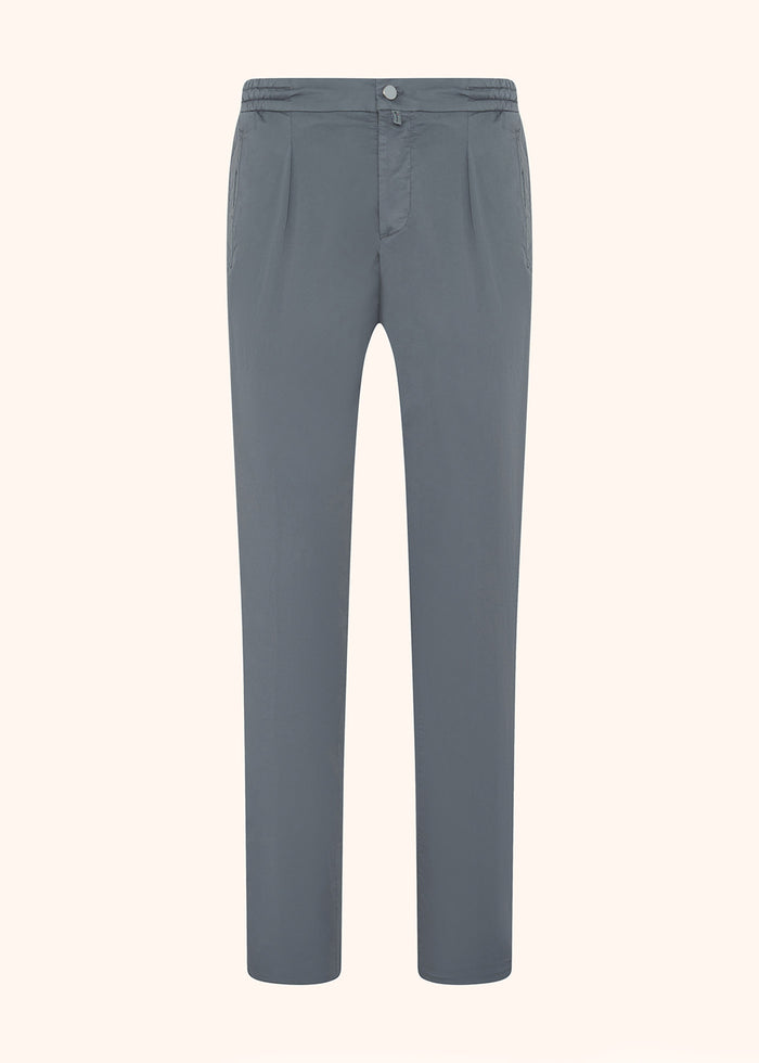 TROUSERS COTTON Grey Elastane