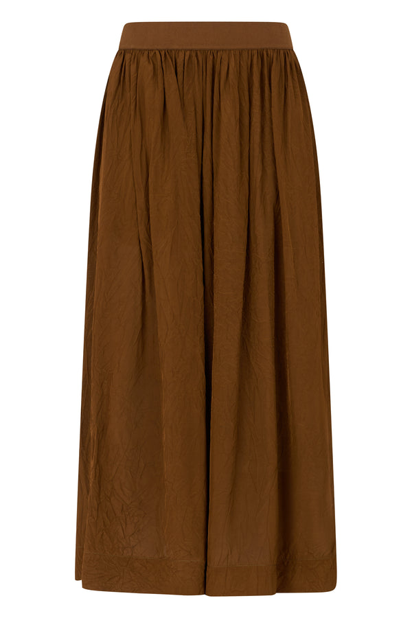 Skirt, Long Mustard Viscose