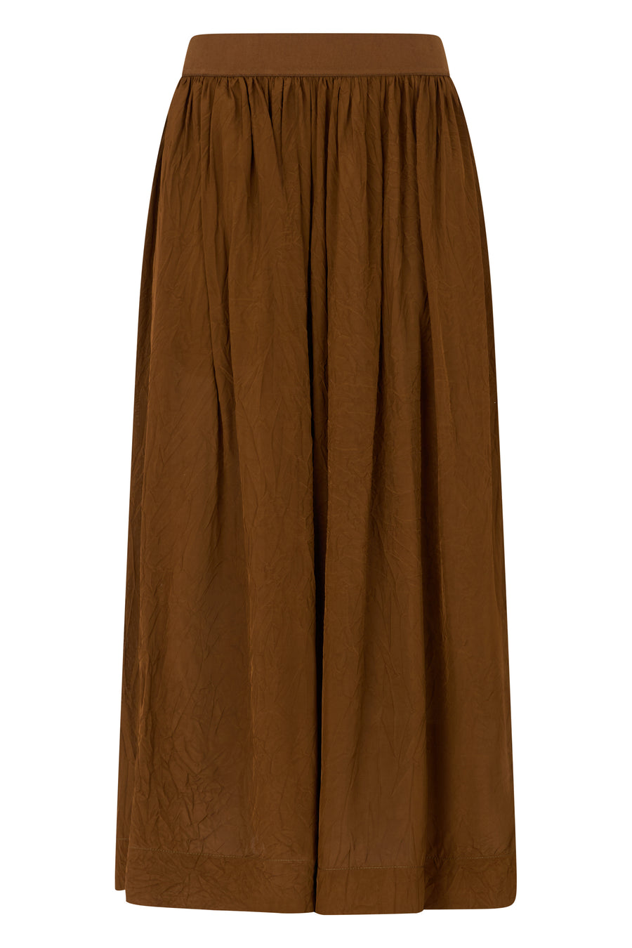 Skirt, Long Mustard Viscose