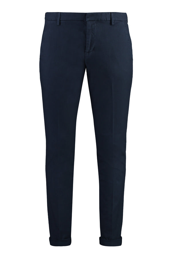 Gaubert Cotton Chino Trousers Blue Chinos