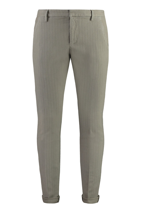 Chino Trousers Gaubert Cotton Stone Chinos