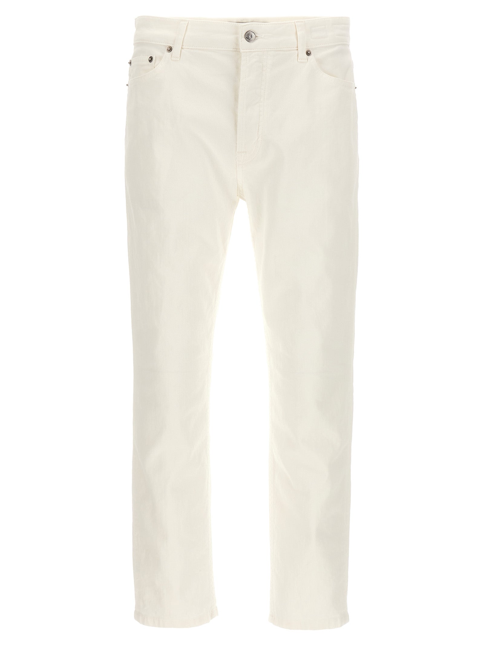 Drake jeans White Cotton