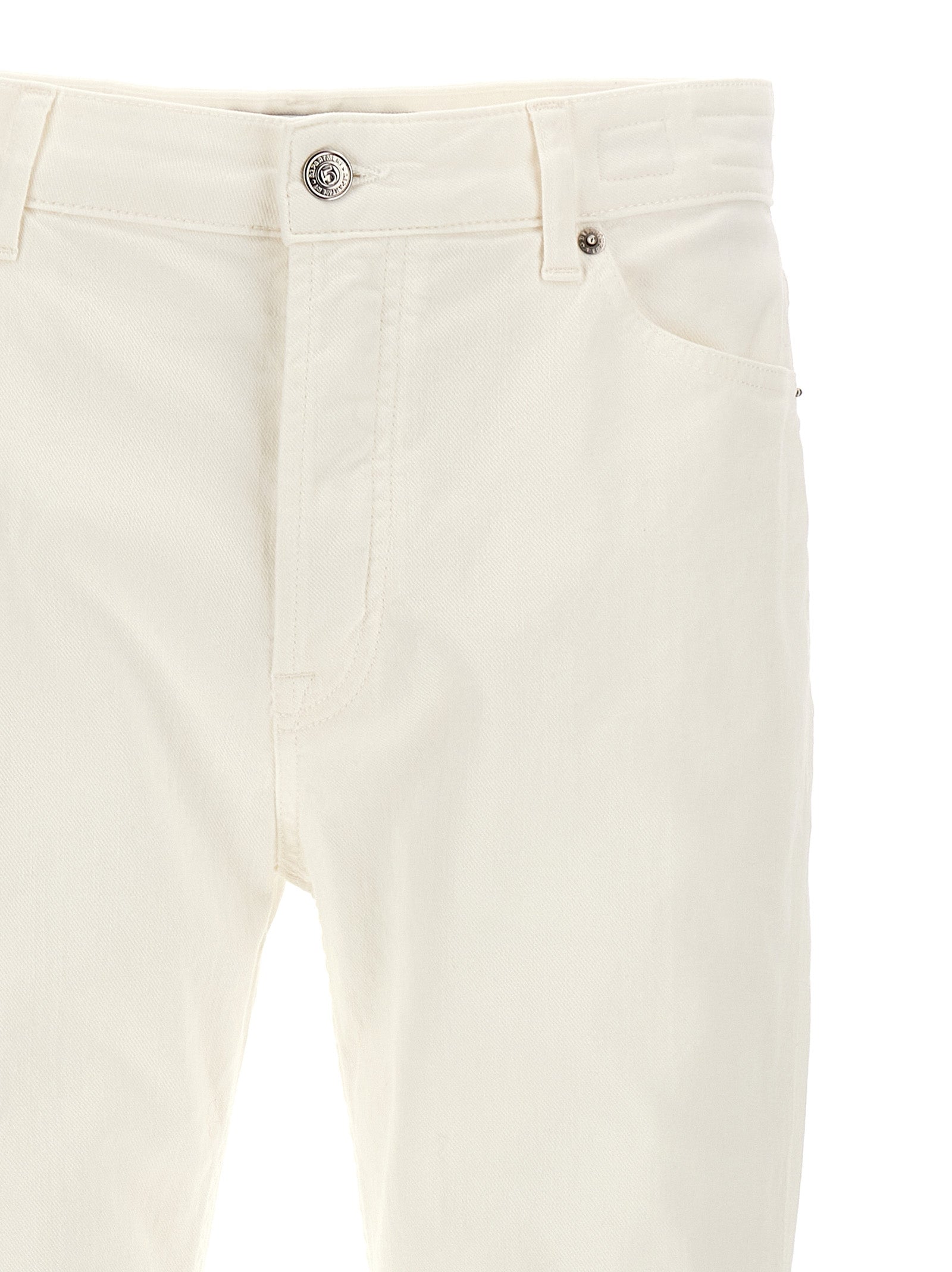 Drake jeans White Cotton