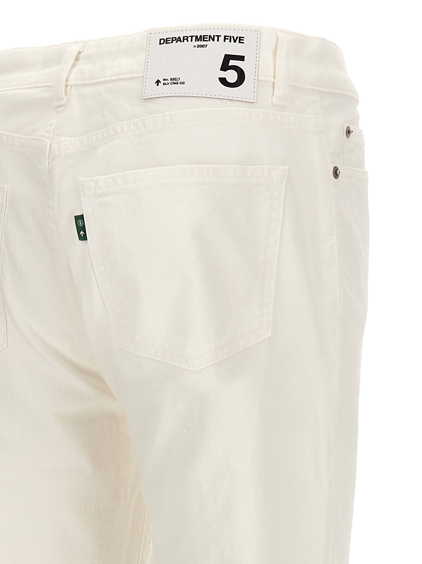 Drake jeans White Cotton