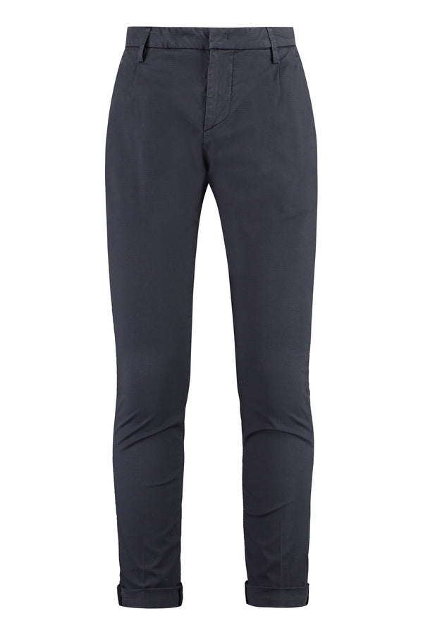Gaubert Cotton Chino Trousers Blue Chinos