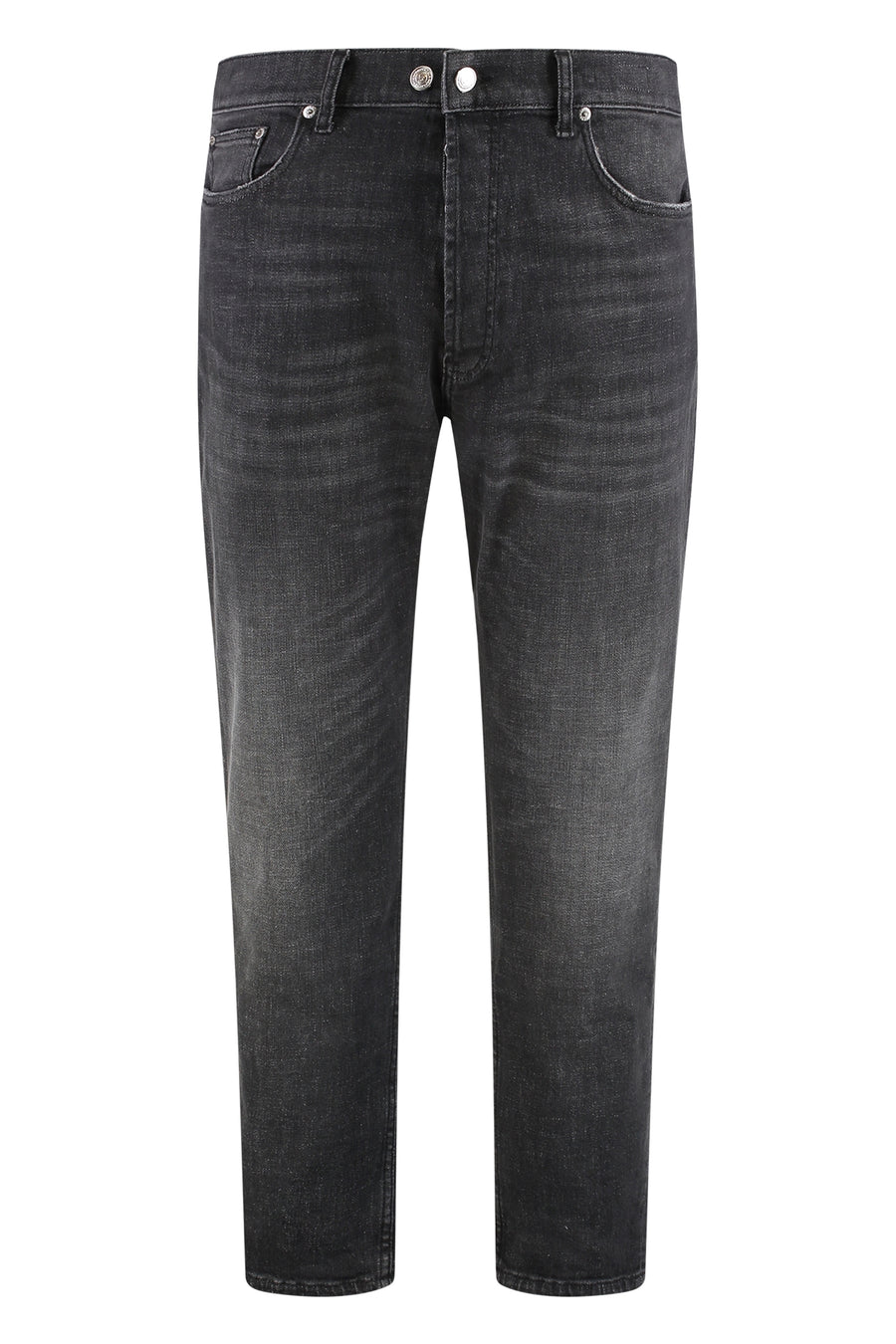Jeans Relaxed Fit Musso Black Cotton Regular & Straight-leg