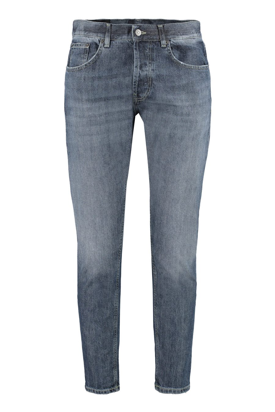 Jeans Dian Carrot-Fit Stone Wash Cotton Slim-fit